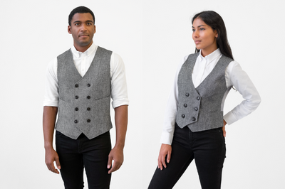 Modern Bartender Uniform