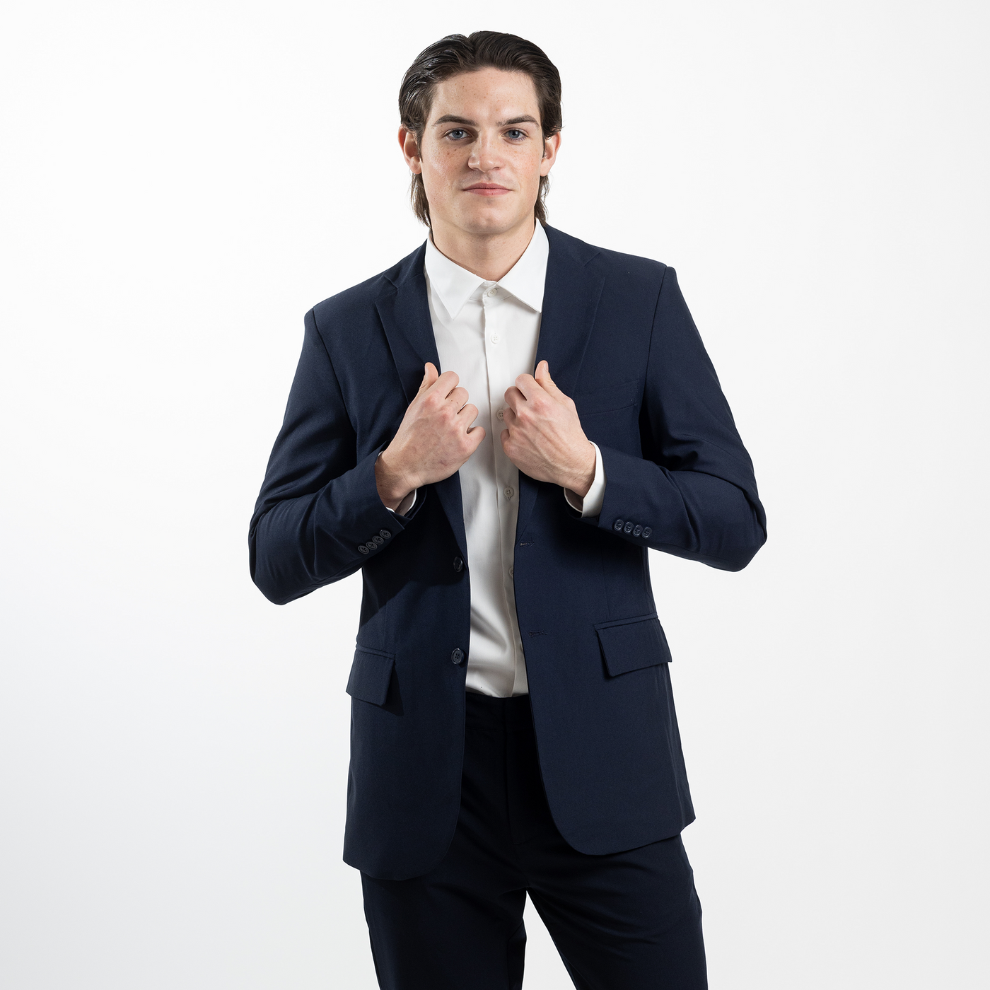 Men's Navy Tech Blazer