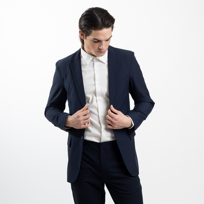 Men's Navy Tech Blazer