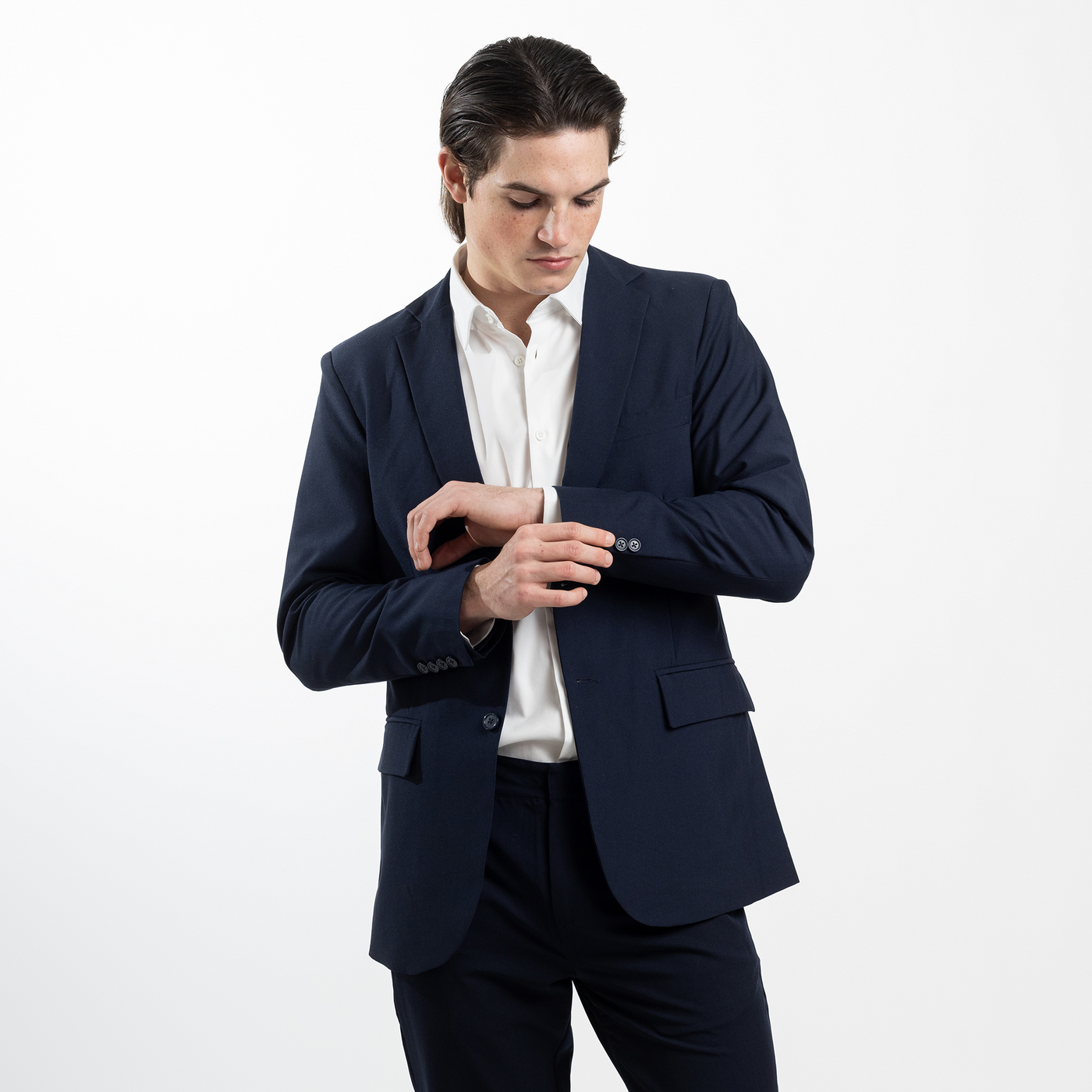 Men's Navy Tech Blazer