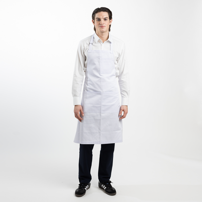 White French Bistro Stock Apron