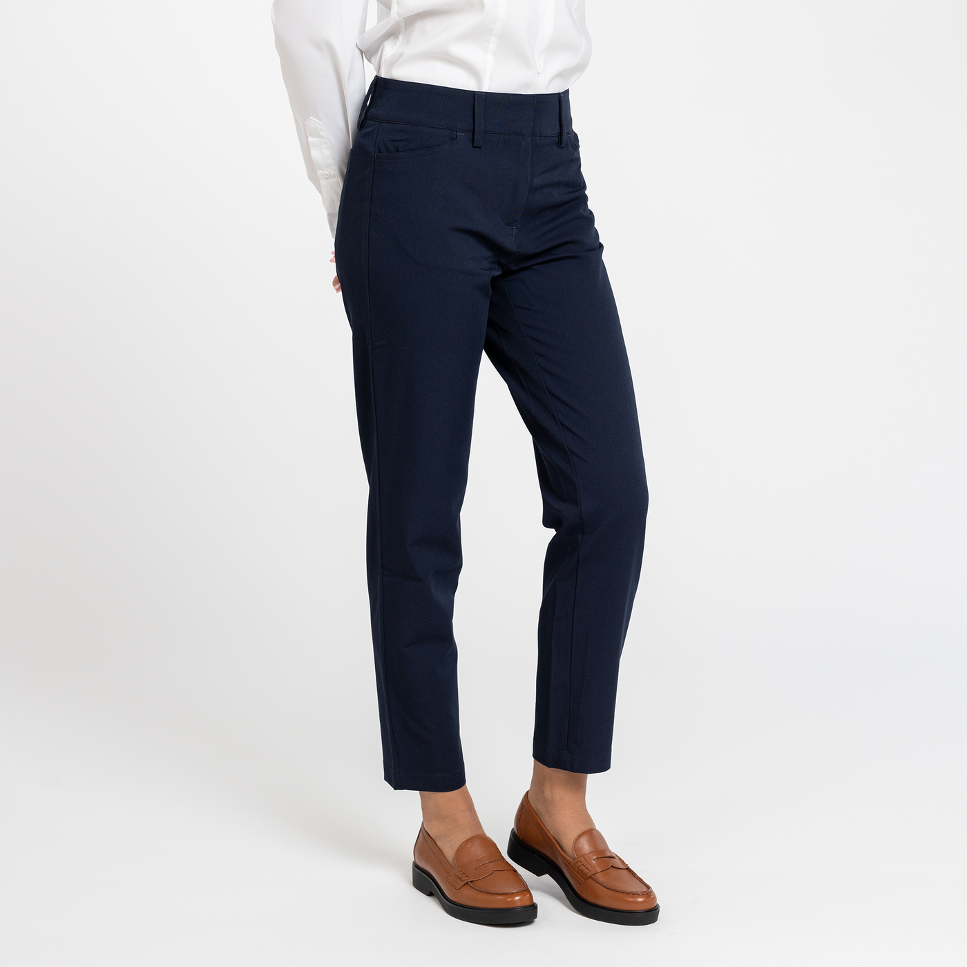 Women's Navy Stretch Trouser