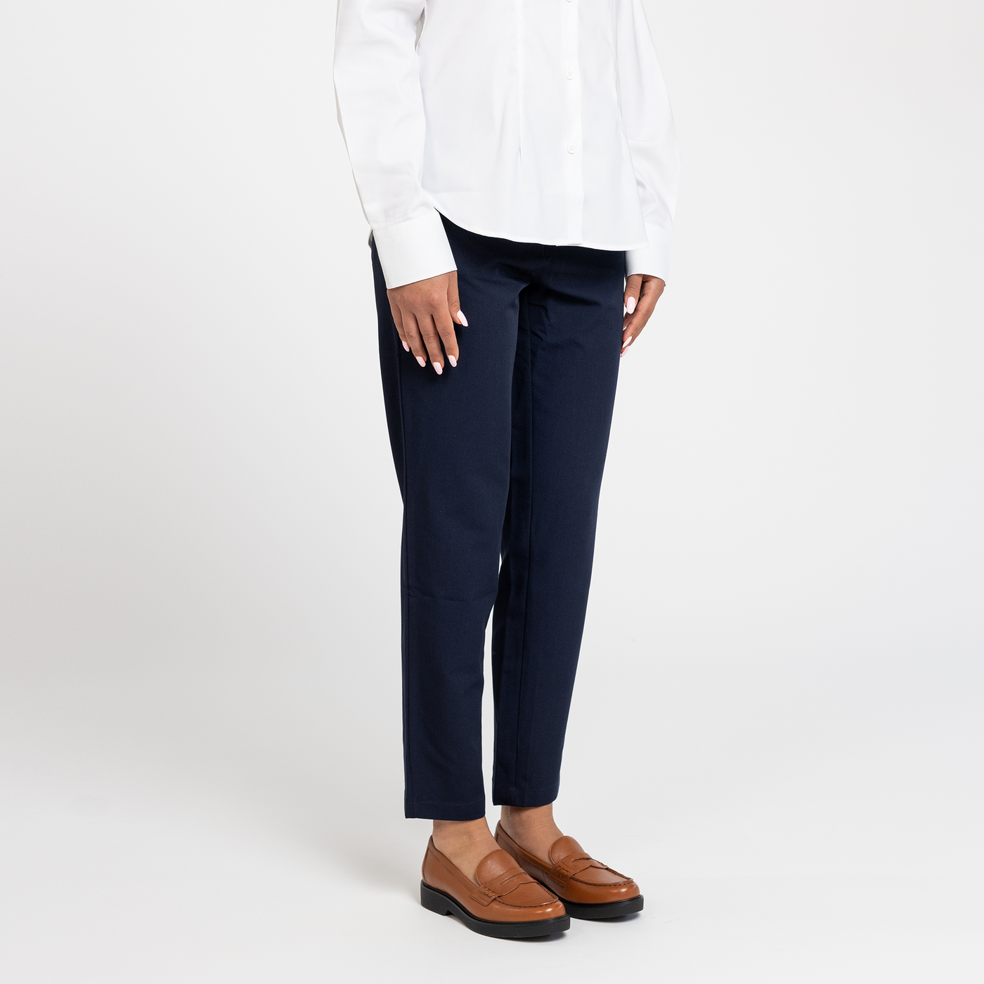 Women's Navy Stretch Trouser