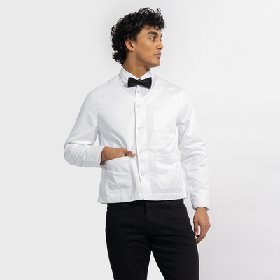 Men's White Bartender Jacket
