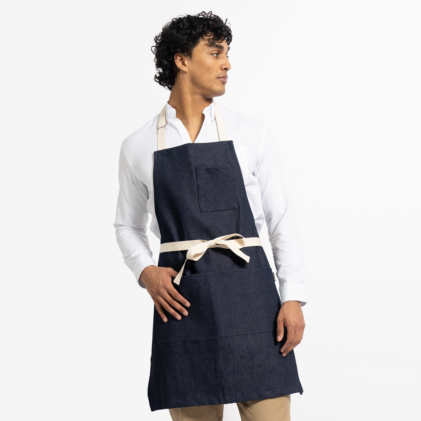 Indigo Denim Bib Apron