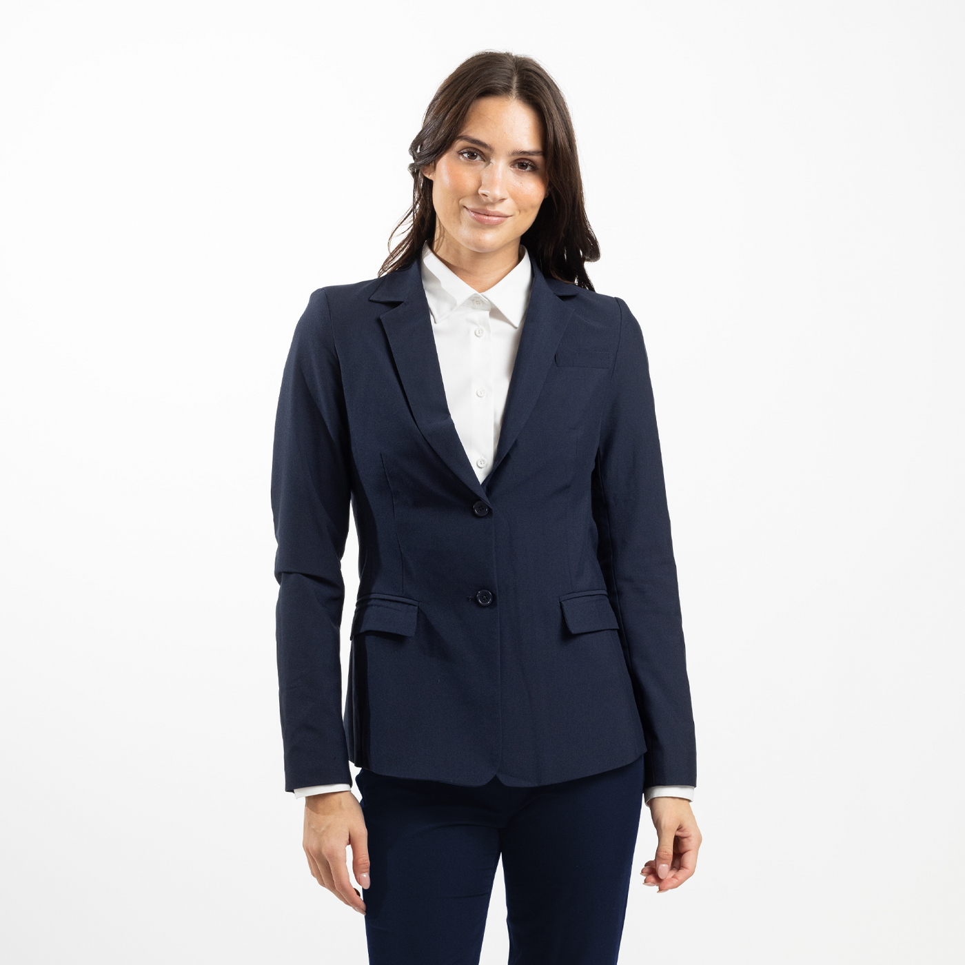 Women's Navy Tech Blazer