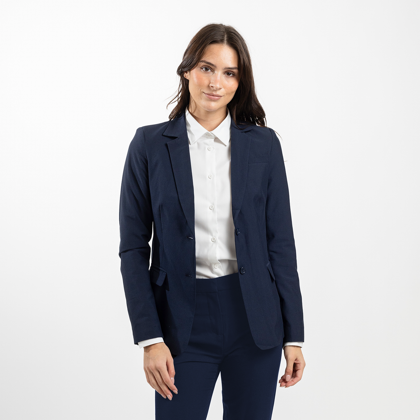 Women's Navy Tech Blazer