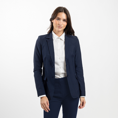 Women's Navy Tech Blazer