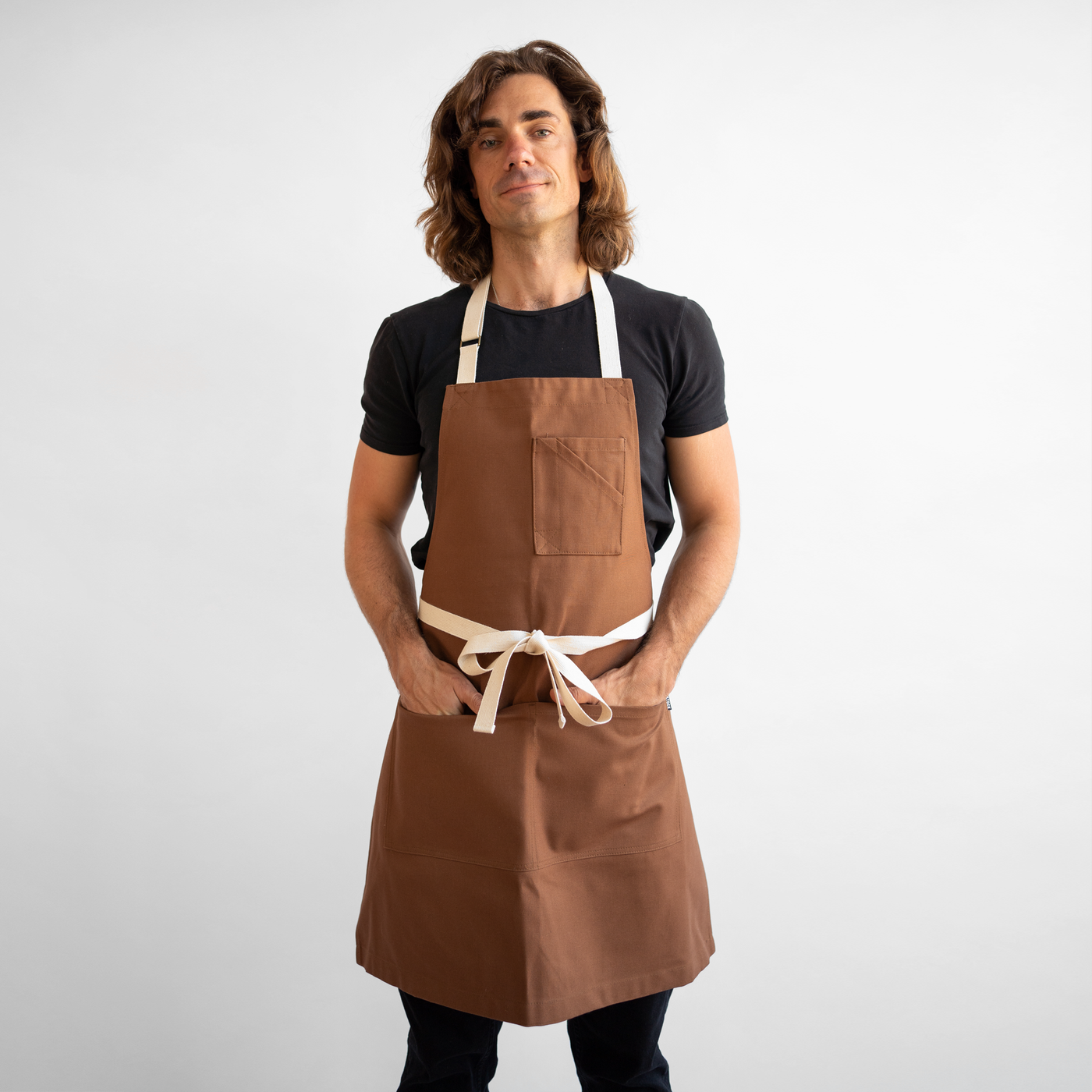 Cinnamon Duck Bib Apron