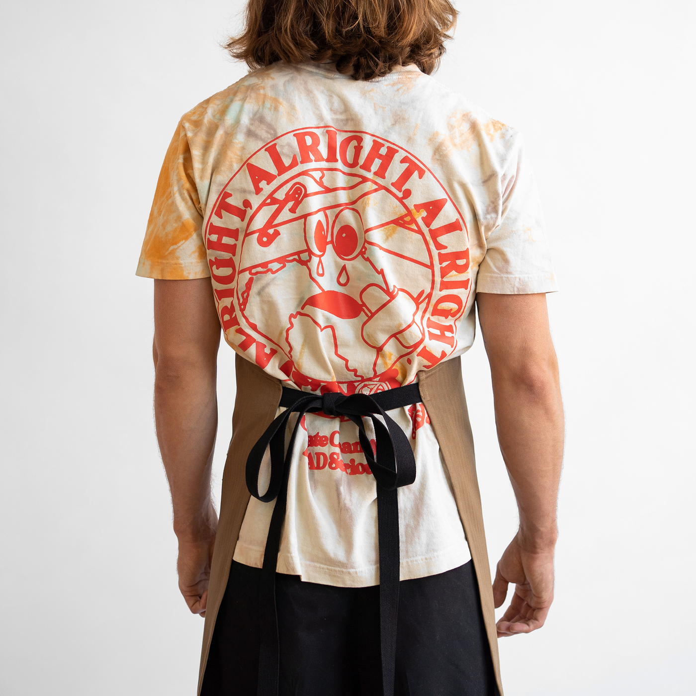 Coyote Herringbone Bib Apron