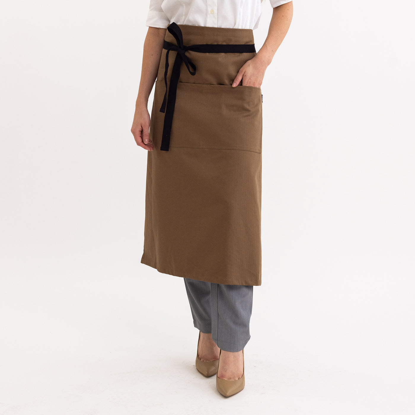 Coyote Herringbone Bistro Apron