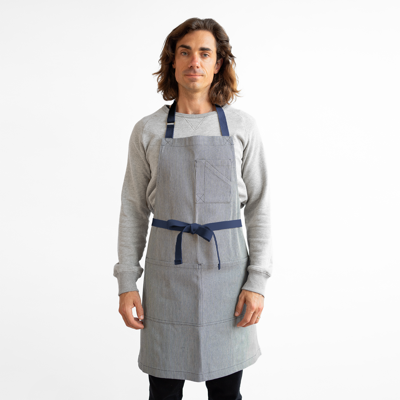 Engineer Stripe Bib Apron