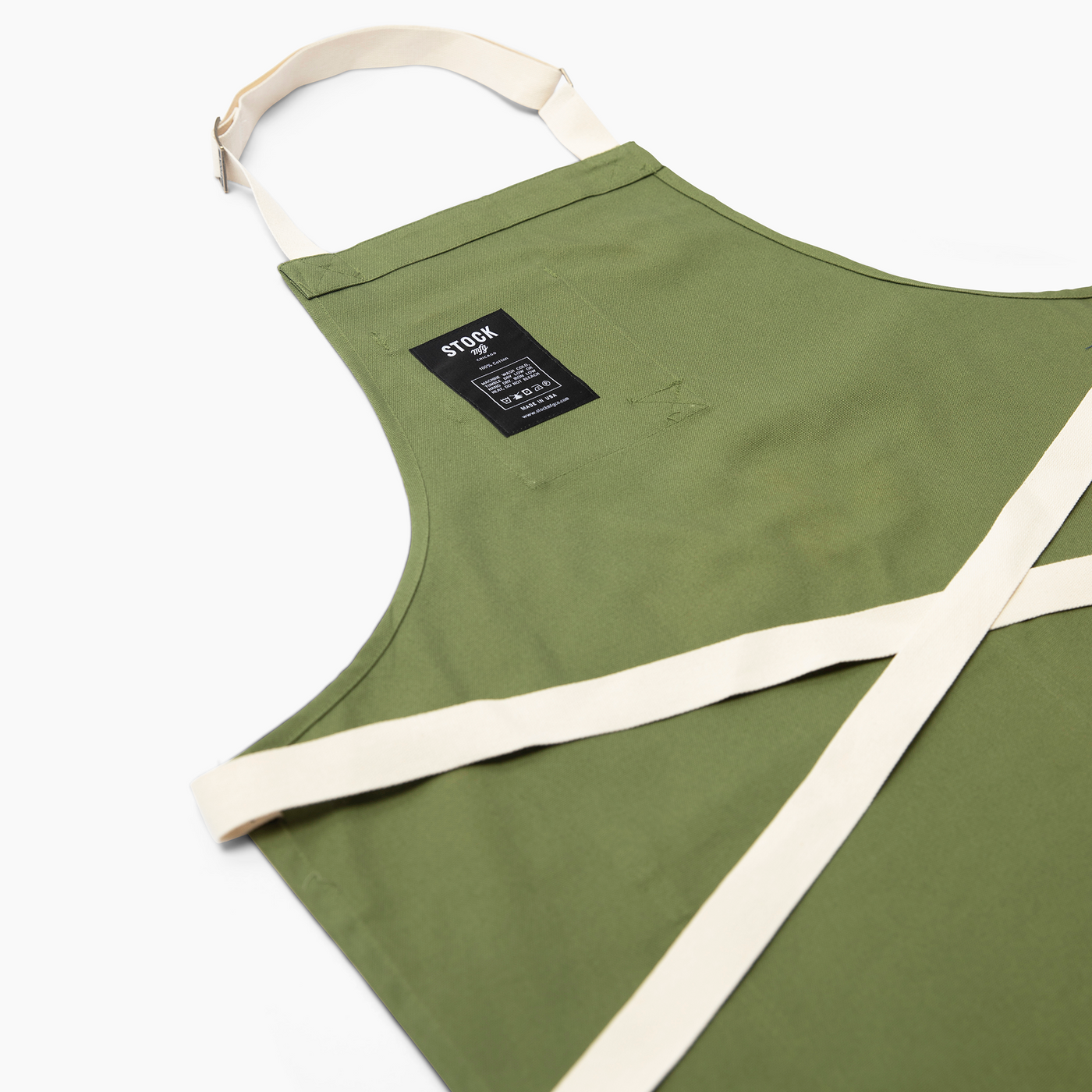 Fern Canvas Bib Apron