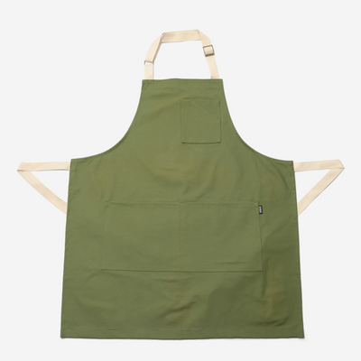 Fern Canvas Bib Apron