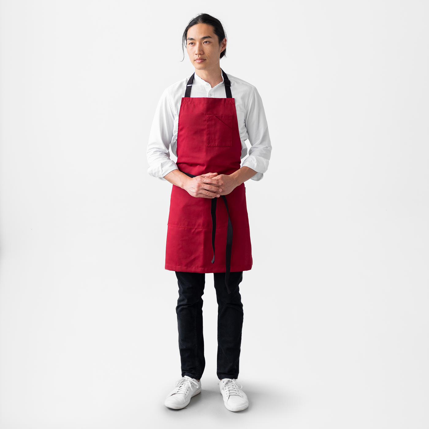 Cardinal Twill Bib Apron