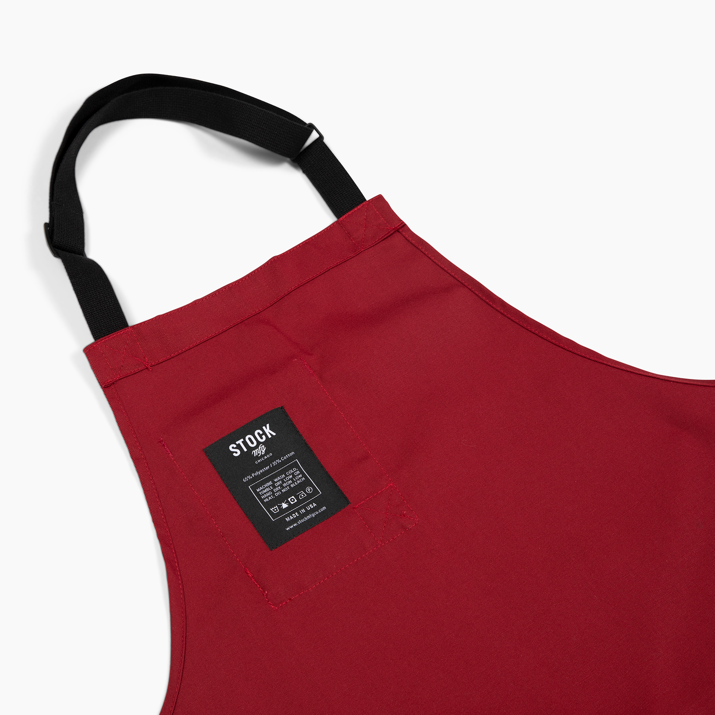 Cardinal Twill Bib Apron