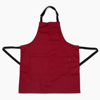 Cardinal Twill Bib Apron