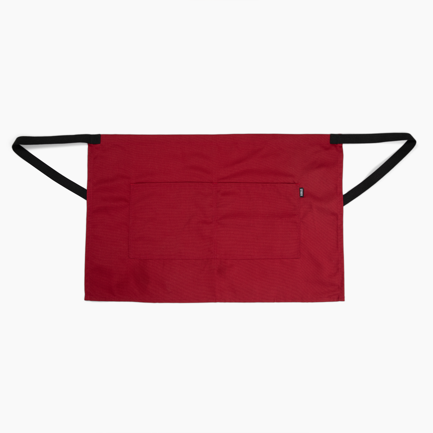 Cardinal Twill Waist Apron w/ Black Straps