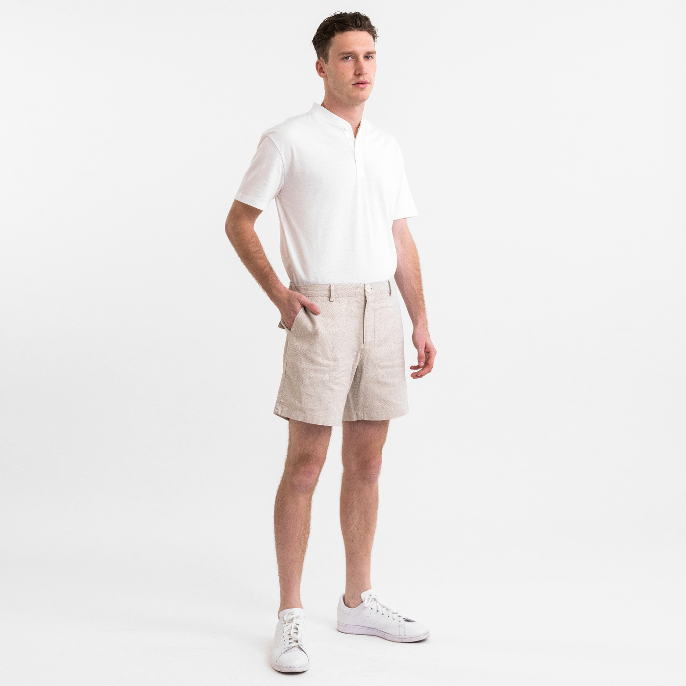 Men's Linen Blend Shorts