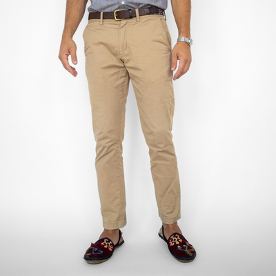 Men's Khaki Stretch Service Chino