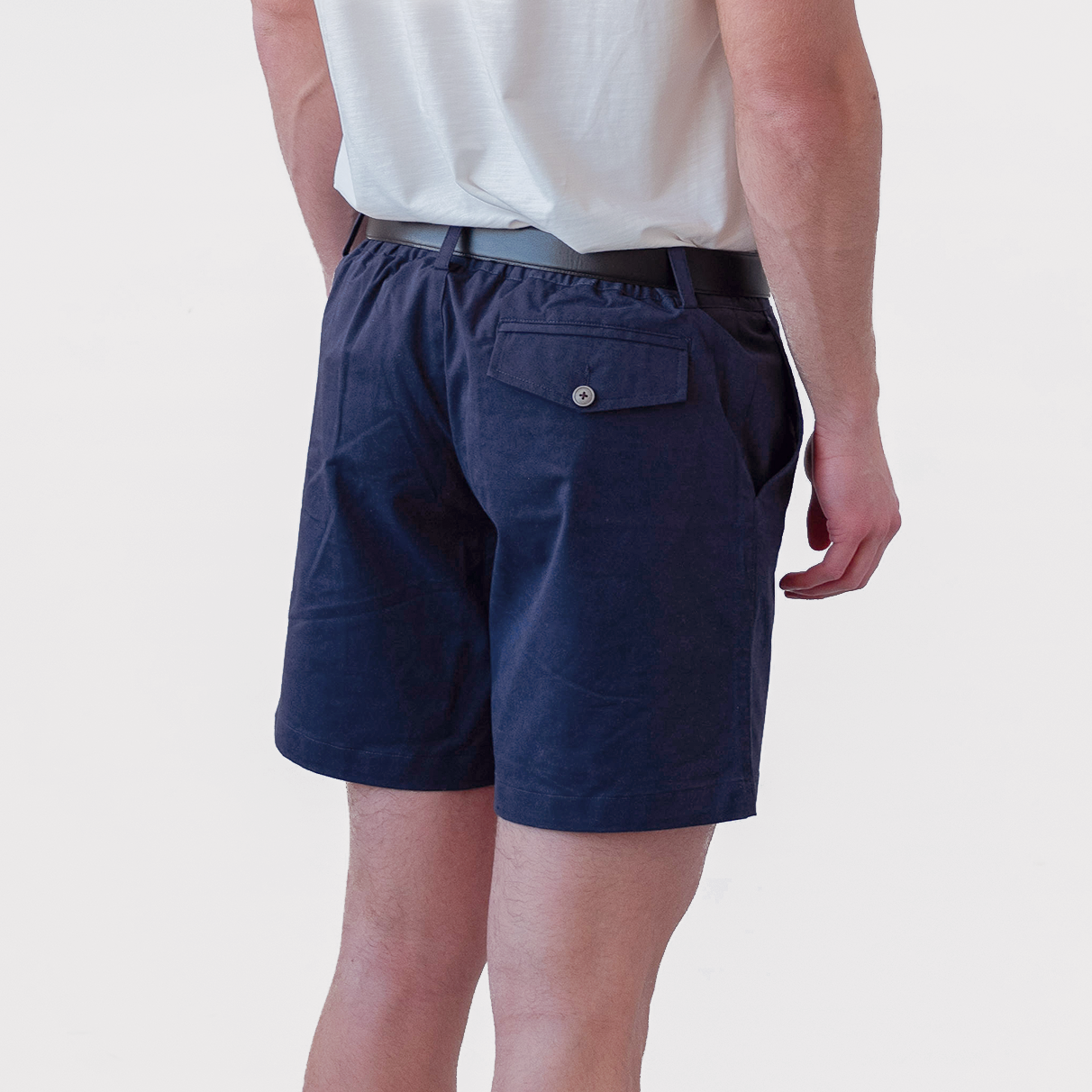 Men's Navy Twill Short