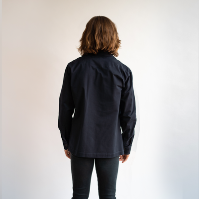 Men's Navy Stretch Chore Coat