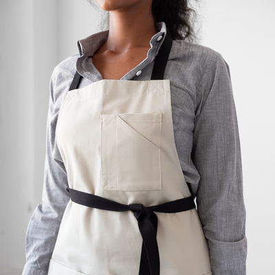 Stone Canvas Bib Apron