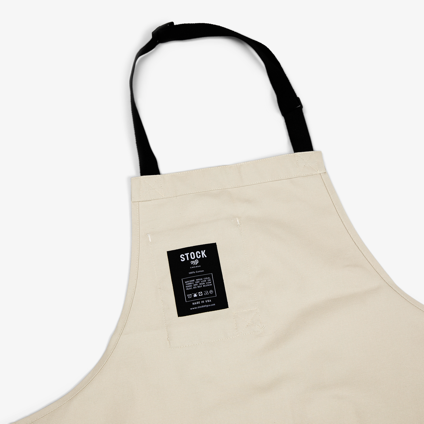 Stone Canvas Bib Apron