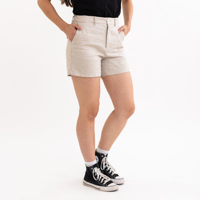 Women's Linen Blend Shorts