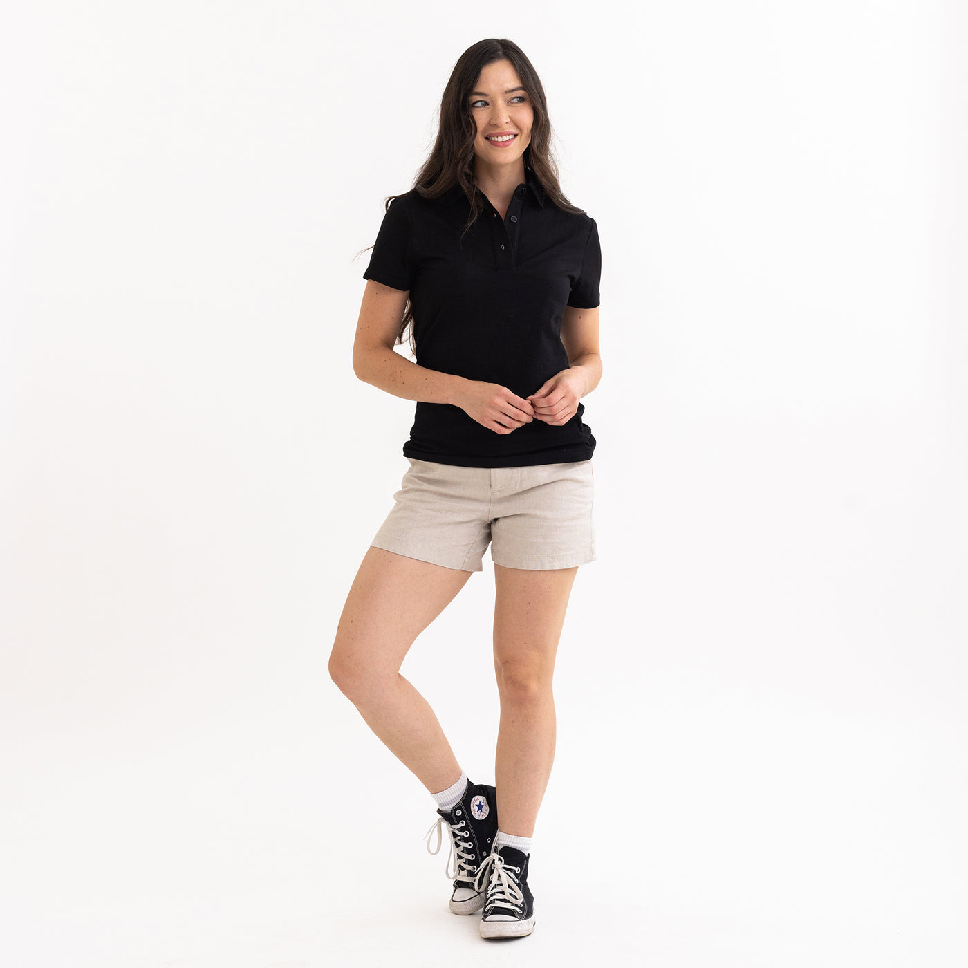 Women's Linen Blend Shorts