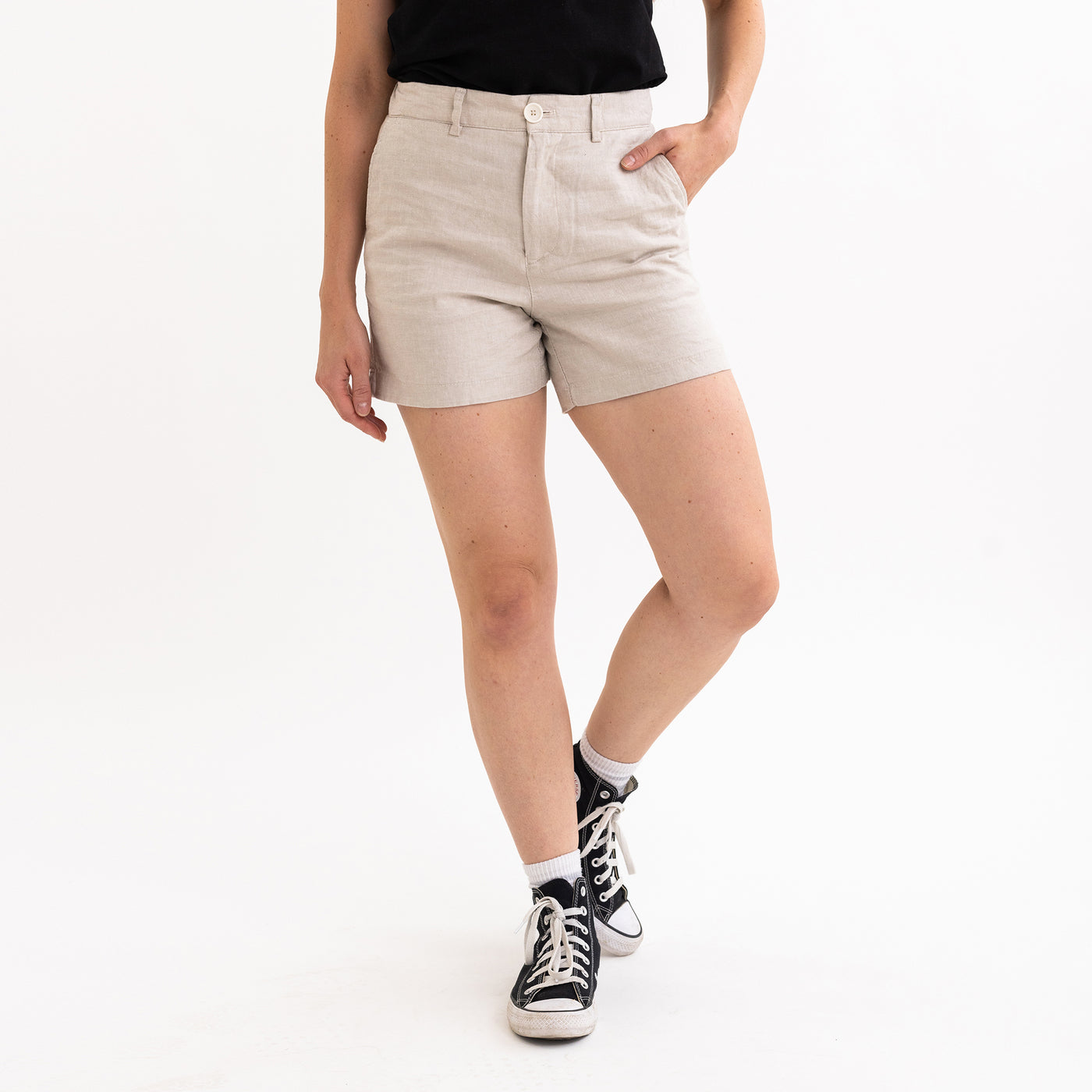 Women's Linen Blend Shorts