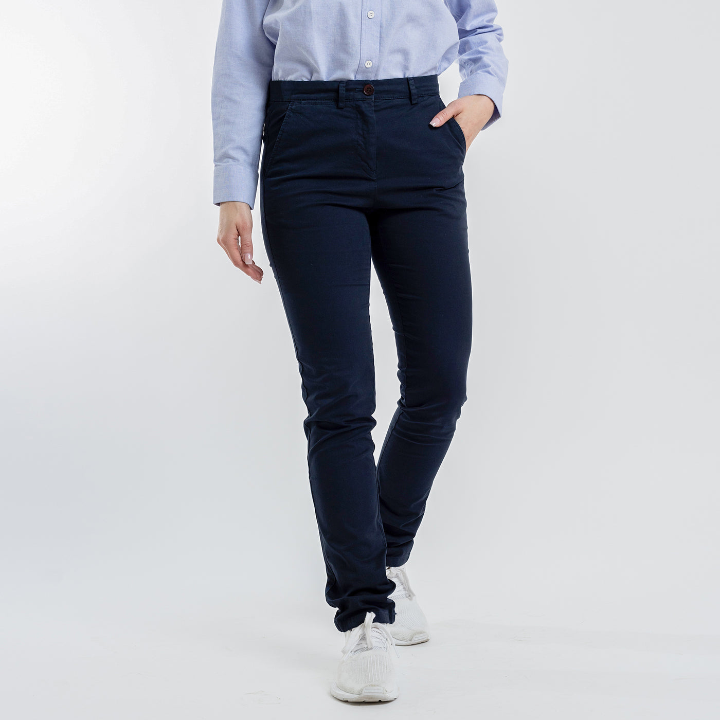 Women's Navy Stretch Service Chino