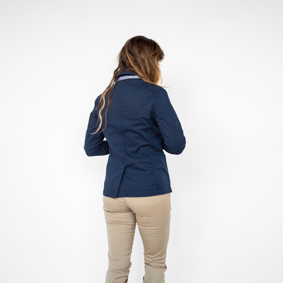 Women's Unstructured Navy Blazer