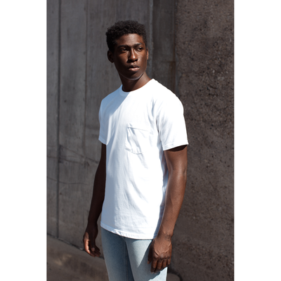 Classic White Pocket Tee