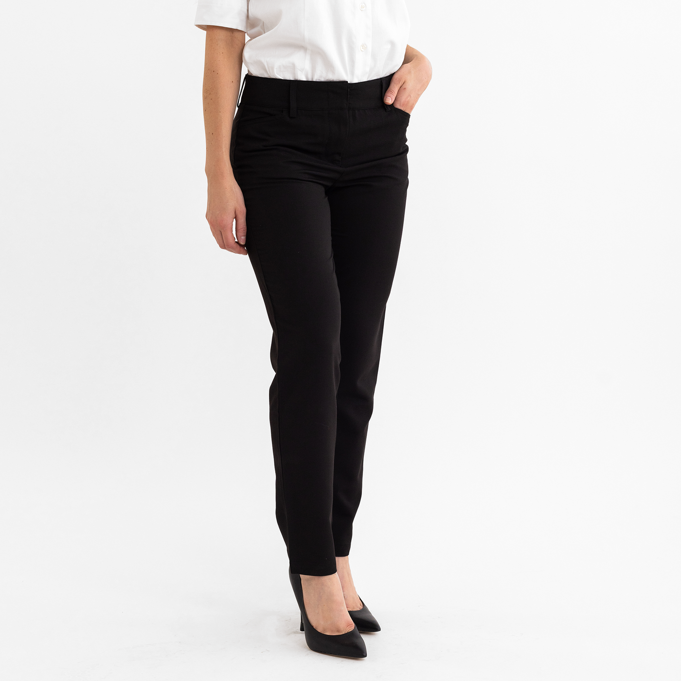 Women's Black Tech Trouser