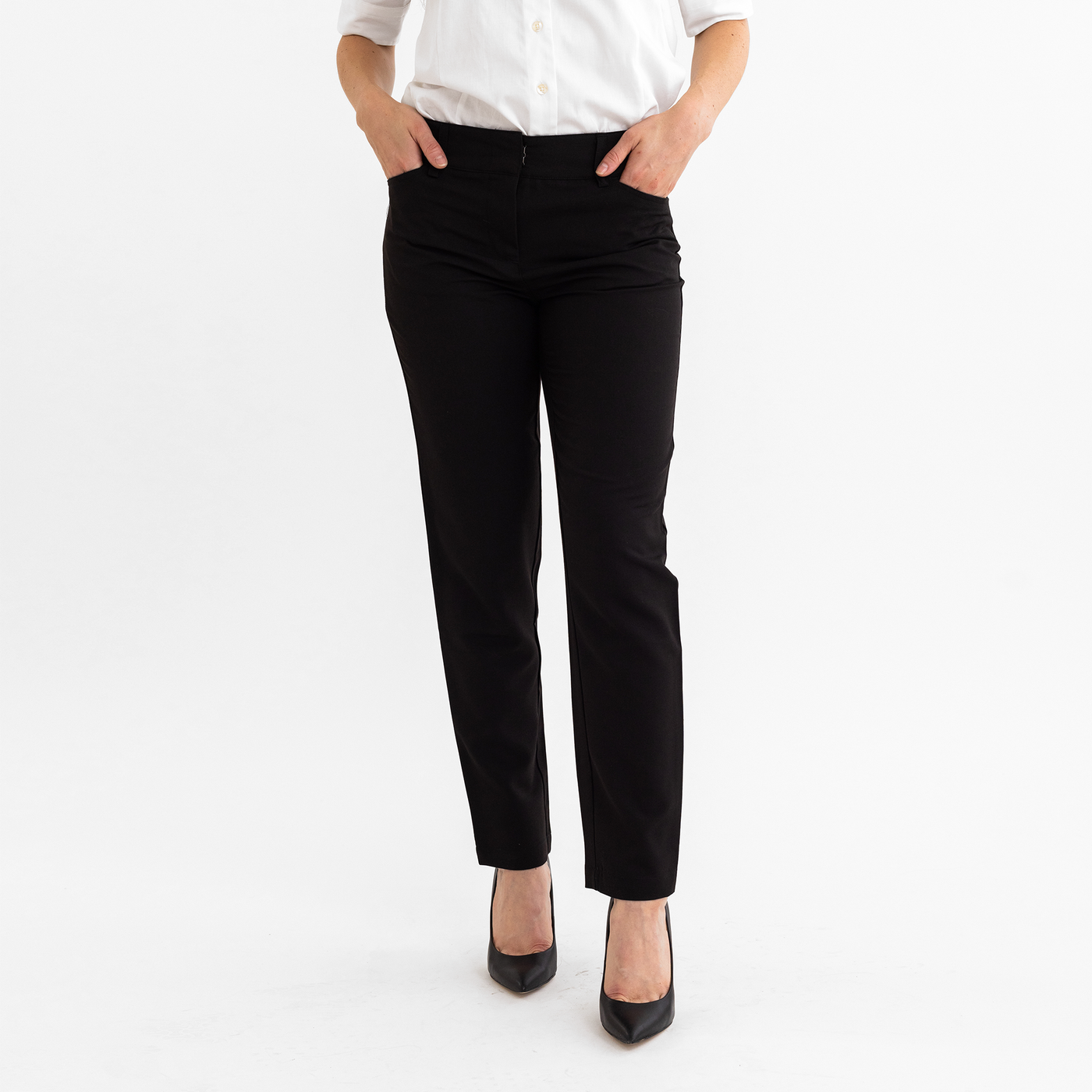 Women's Black Tech Trouser