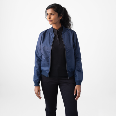 Women's Navy Bomber Jacket