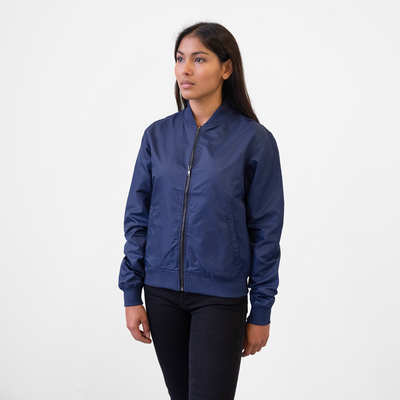 Women's Navy Bomber Jacket