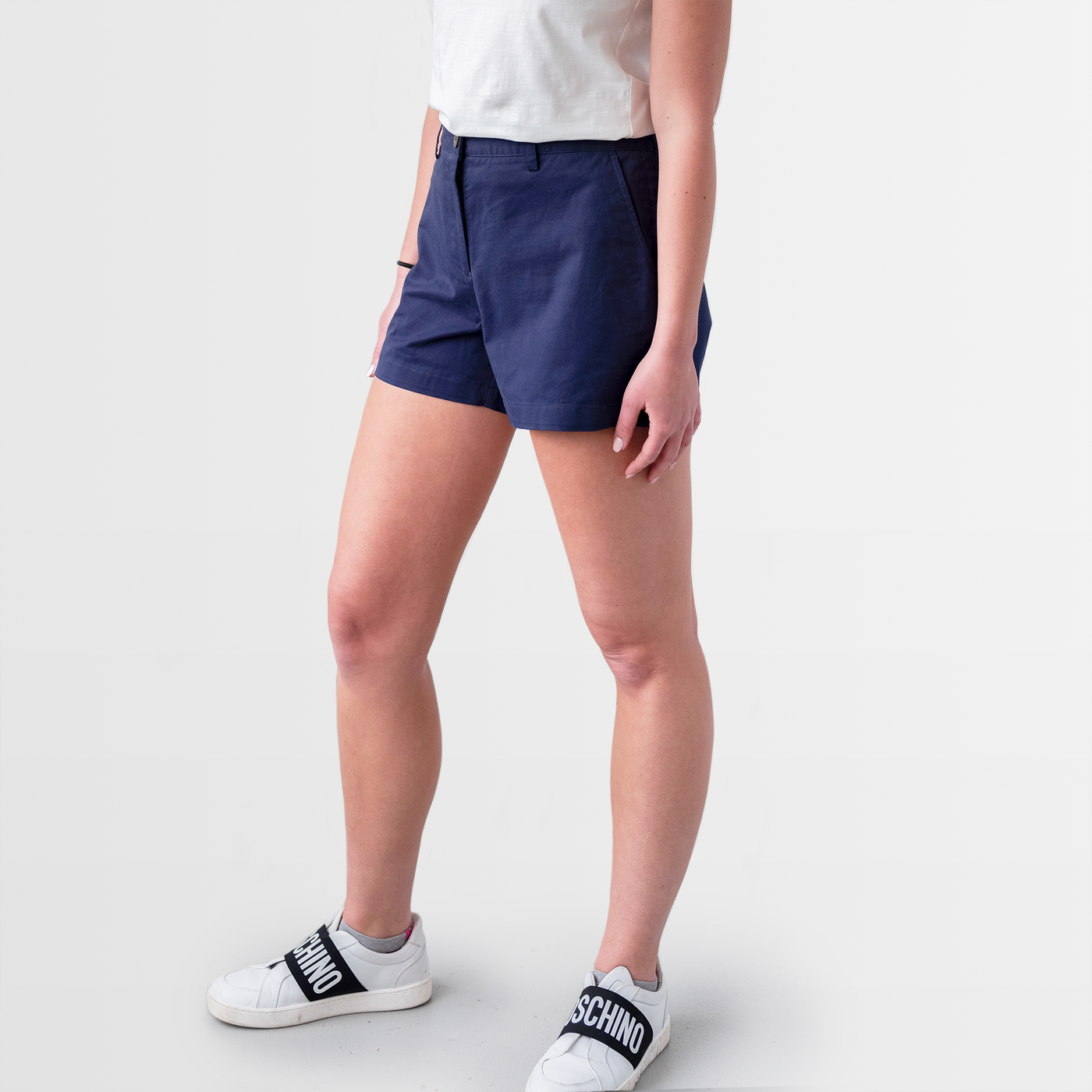 Women's Navy Twill Short