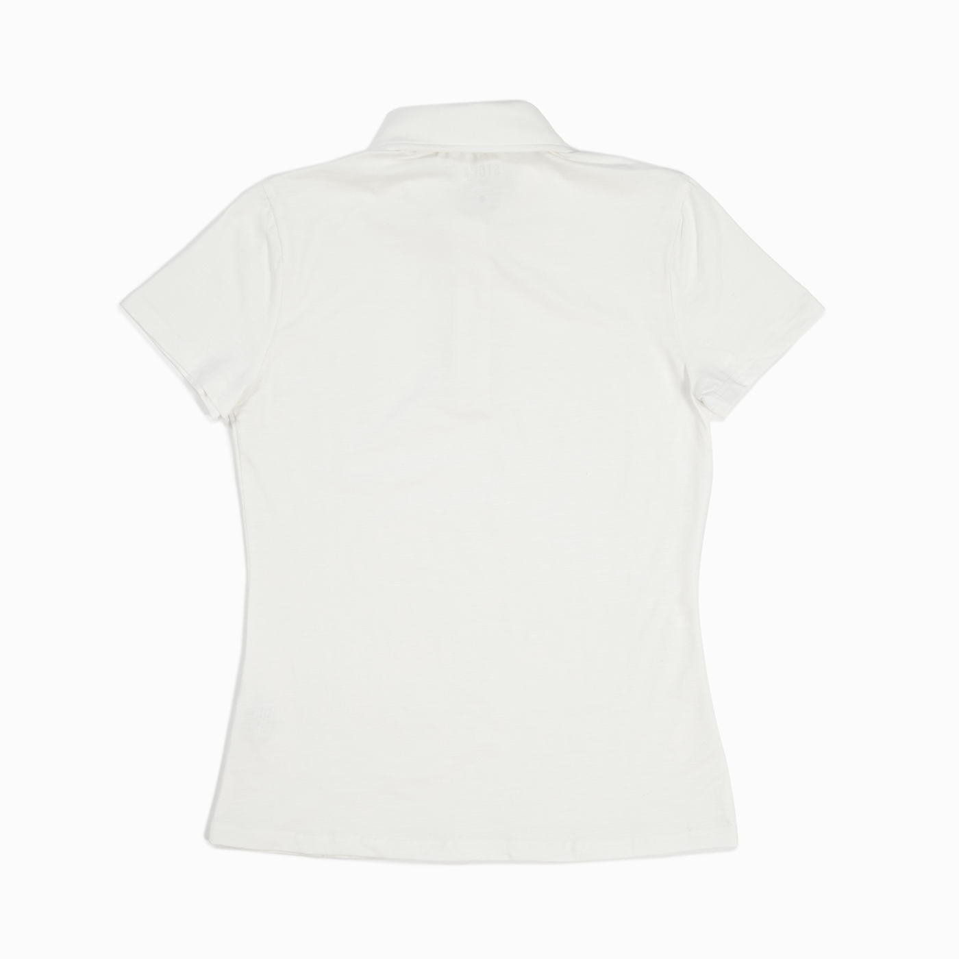 Women's White Technical Polo