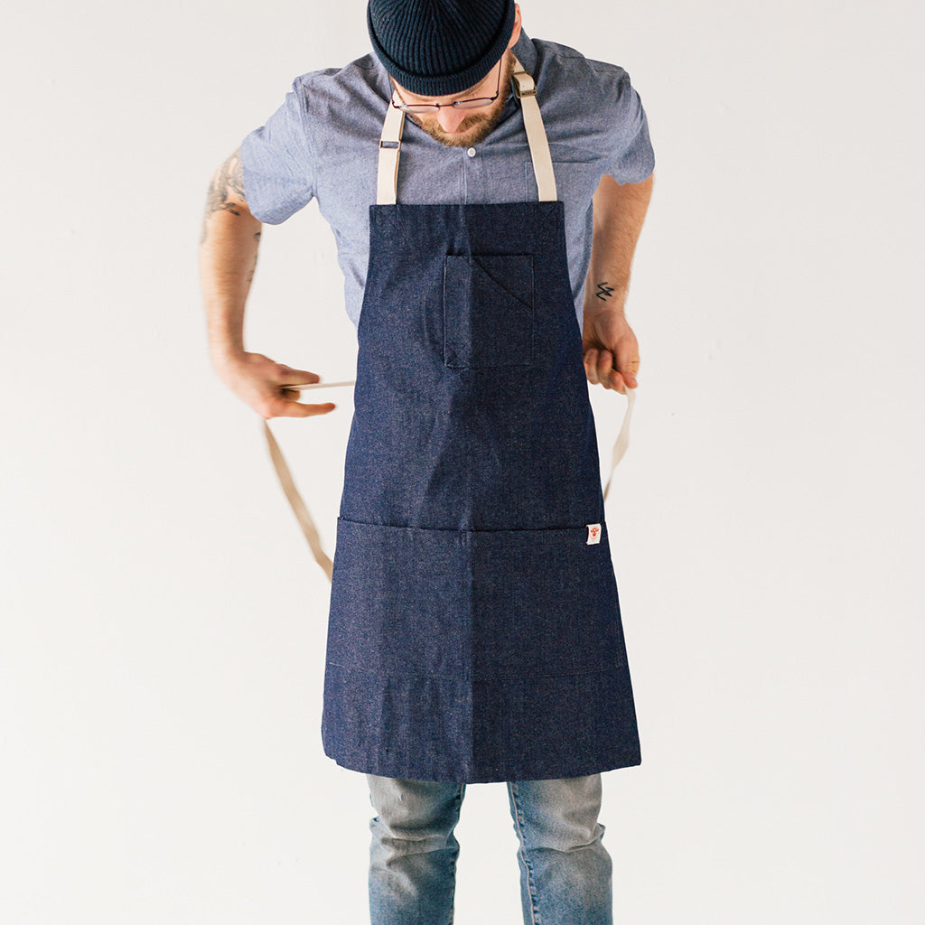 Indigo Denim Stock Apron