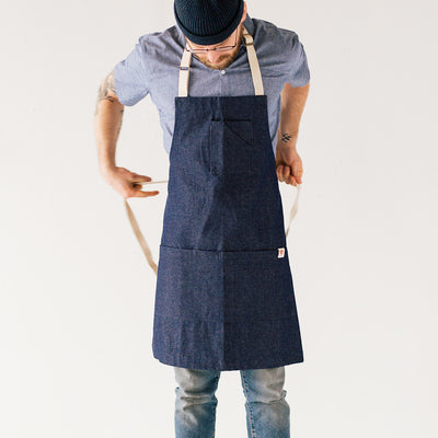 Indigo Denim Stock Apron