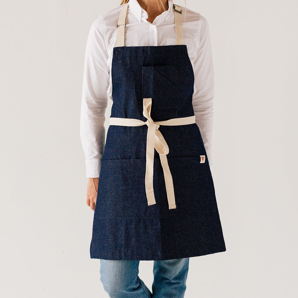 Indigo Denim Stock Apron