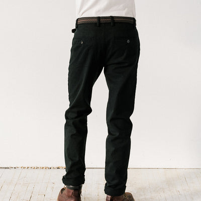 Men's Black Stretch Service Chino